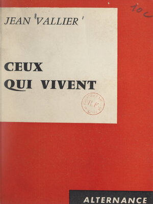 cover image of Ceux qui vivent